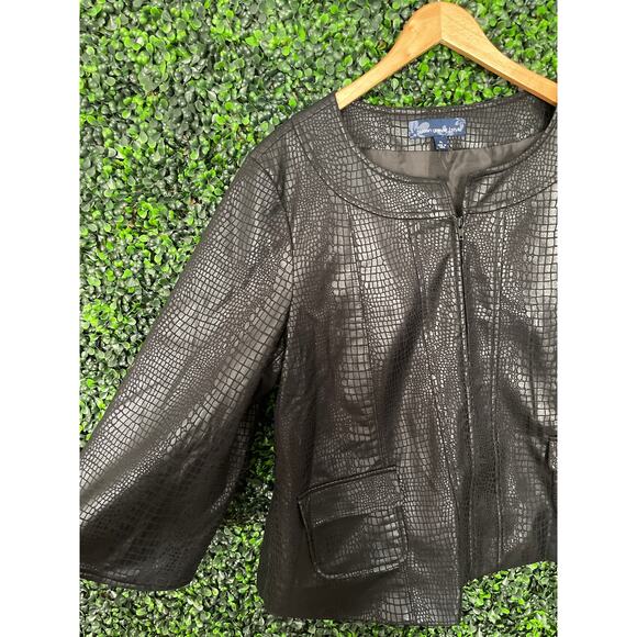 Susan Graver Style Short Jacket Blazer Women’s size XL - Picture 3 of 6